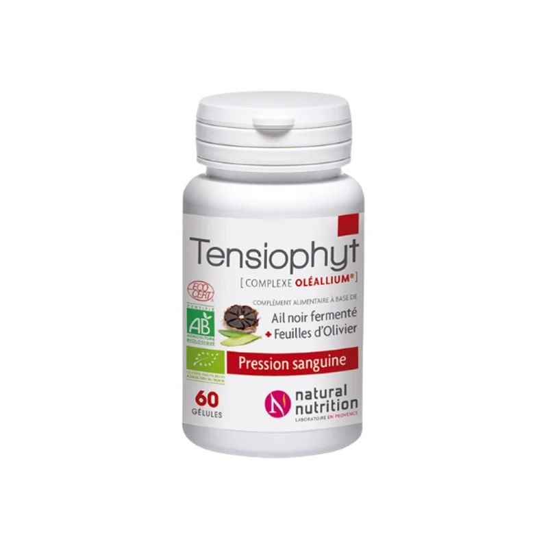Natural nutrition Tensiophyt bio 60 gélules