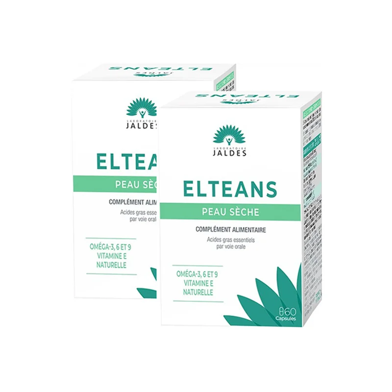 Jaldes Elteans peau sèche lot de 2 x 60 capsules
