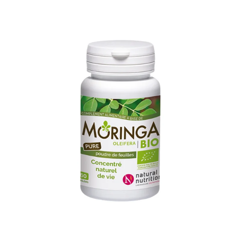 Natural Nutrition Moringa pure bio 60 gélules