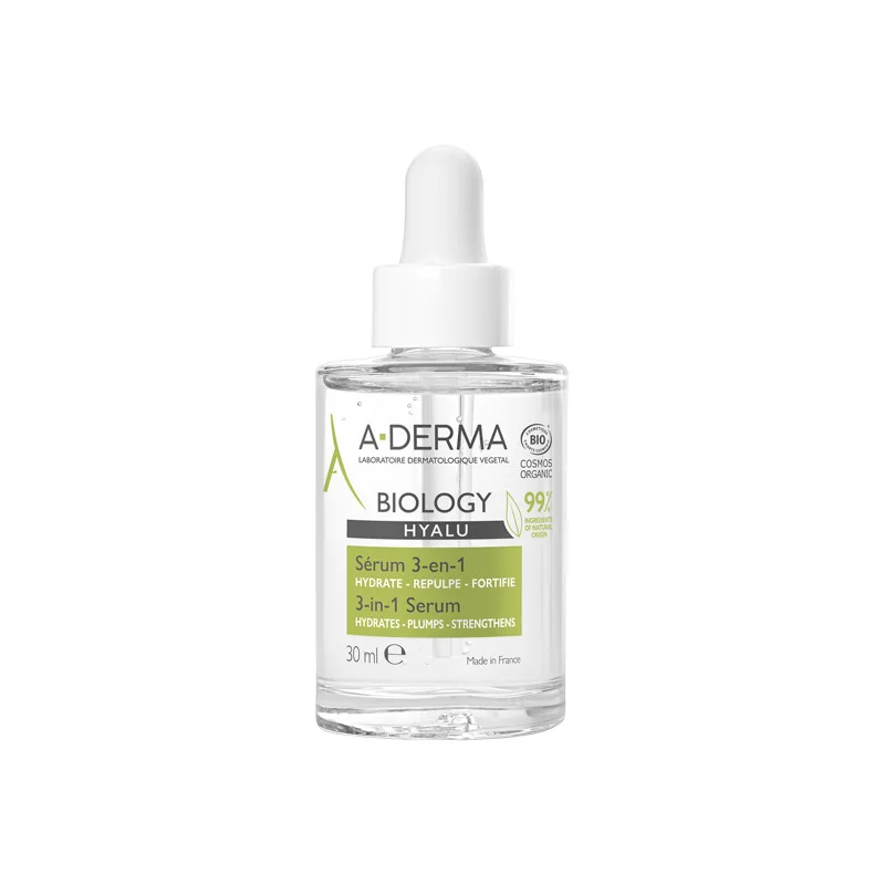A-Derma Biology Hyalu sérum 3 en 1 flacon 30ml