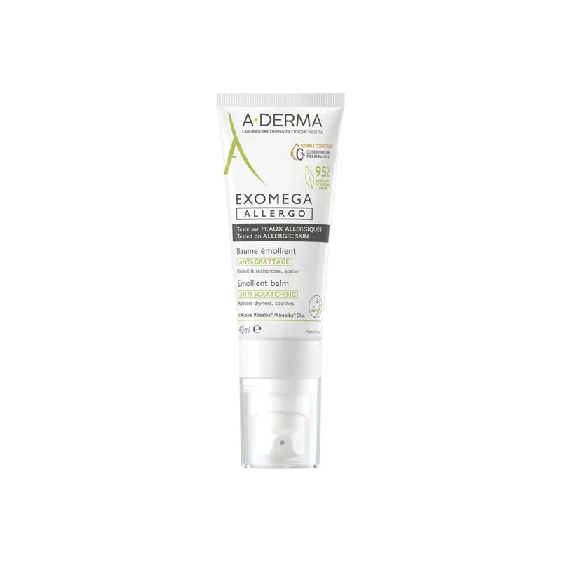 A-Derma Exomega Allergo baume émollient anti-grattage 40ml