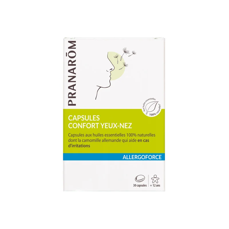 Pranarôm Allergoforce confort yeux-nez 30 capsules