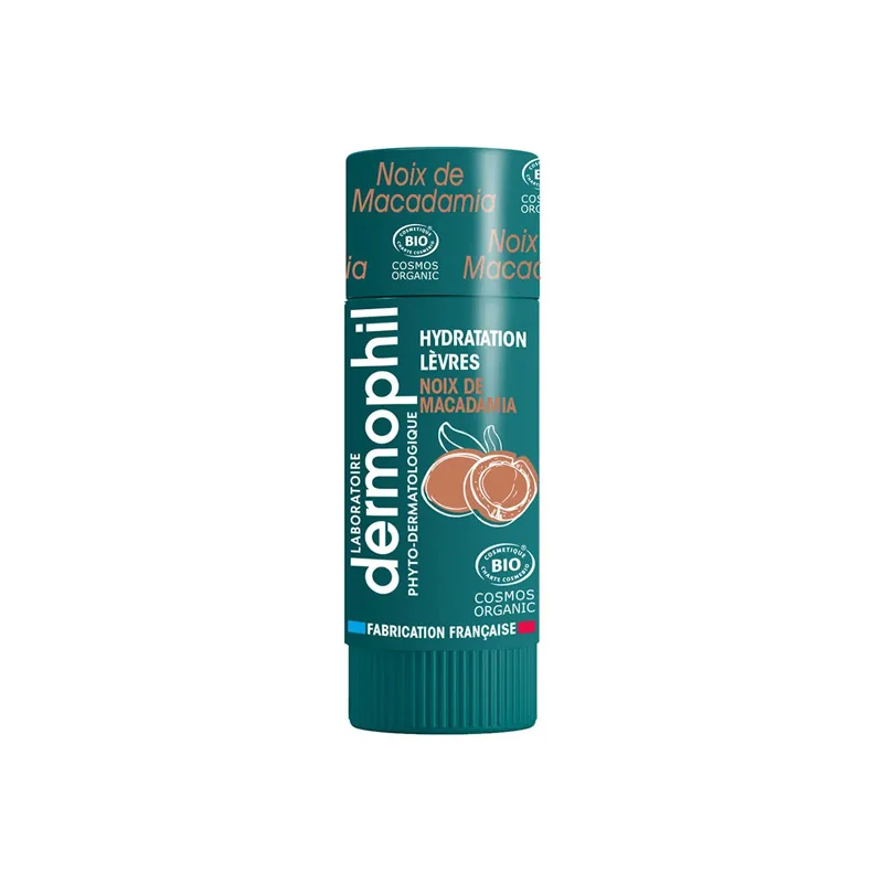Dermophil stick à lèvres noix de macadamia bio 4gr