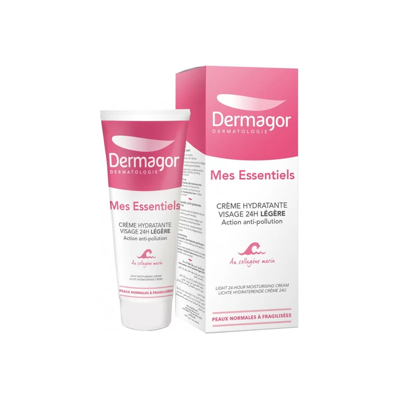 Dermagor Mes Essentiels crème hydratante visage 24h légère 40ml