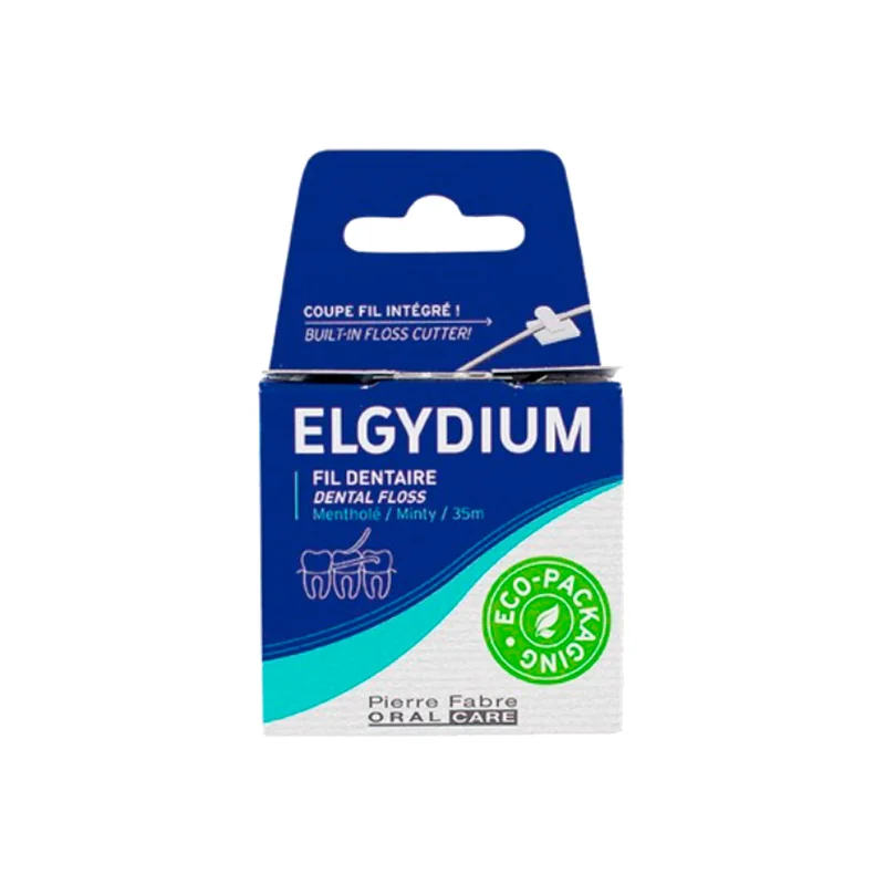 Elgydium fil dentaire mentholé 35m