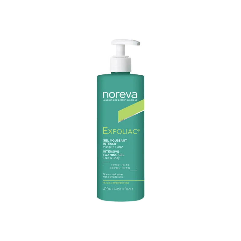 Noreva Exfoliac gel moussant intensif 400ml