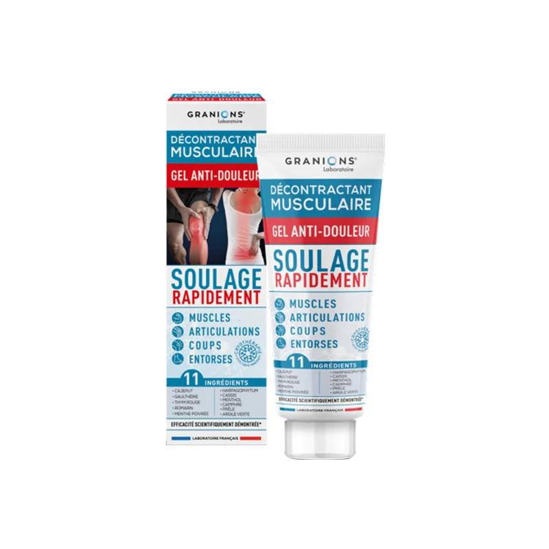 Granions Décontractant Musculaire gel anti-douleur 100ml