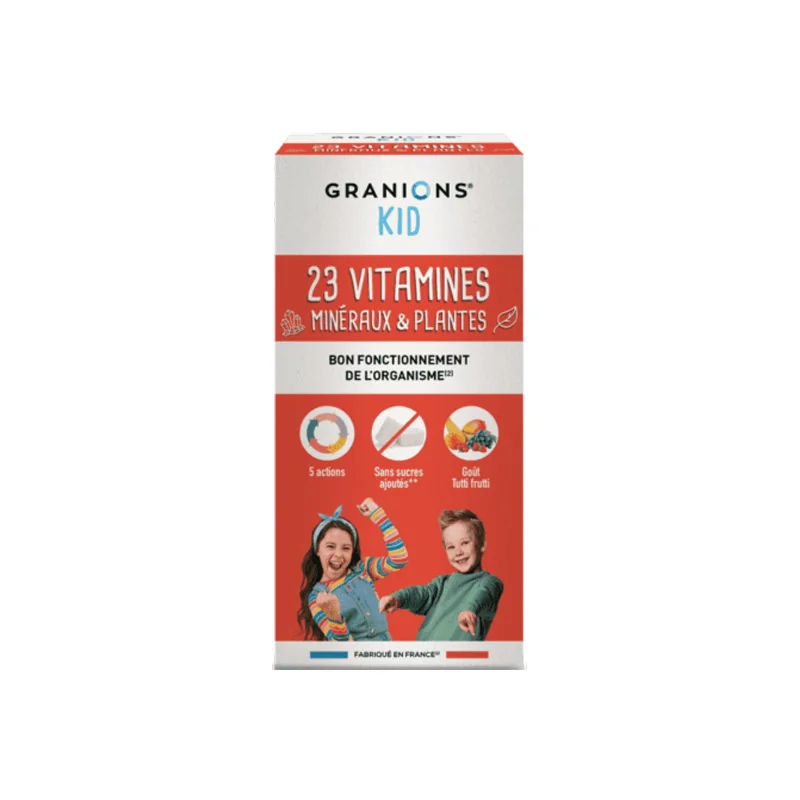 Granions Kid 23 vitamines minéraux & plantes 200ml