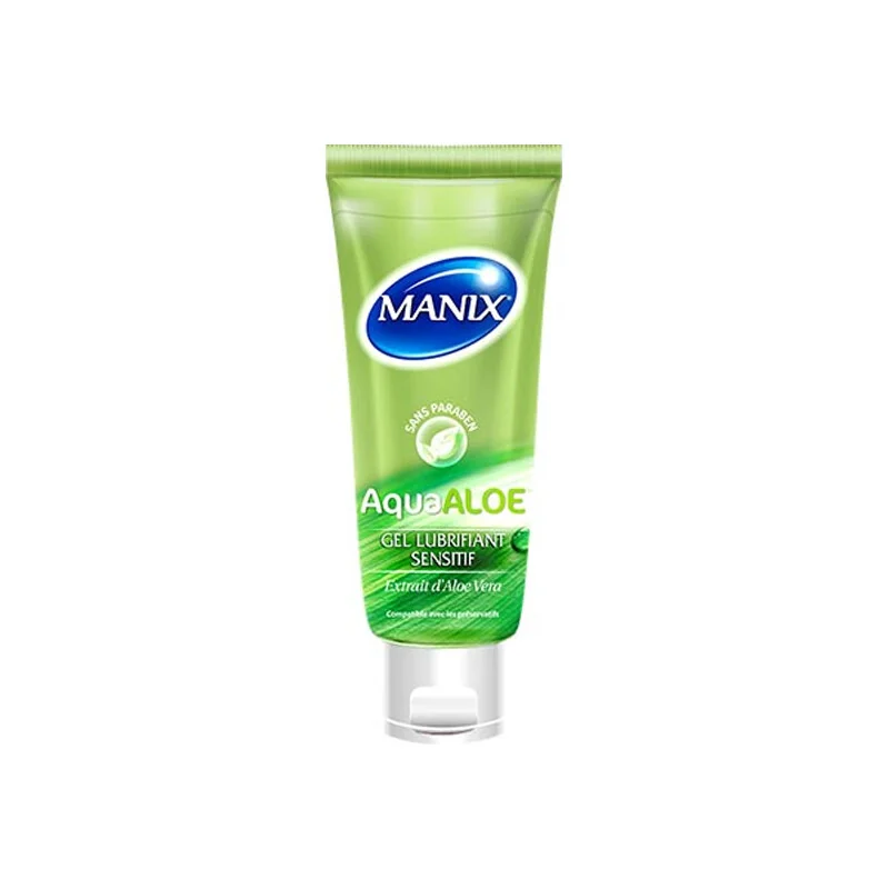 Manix AquaAloe gel lubrifiant tube 80ml