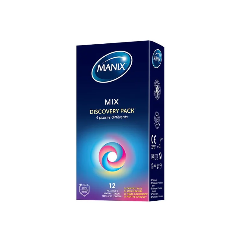 Manix Mix Discovery Pack 12 préservatifs