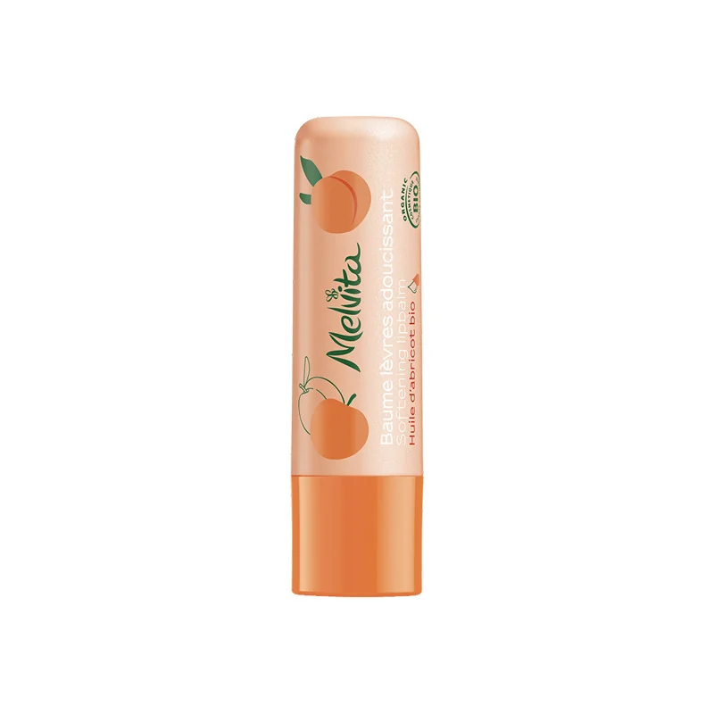 Melvita baume lèvres adoucissant abricot bio