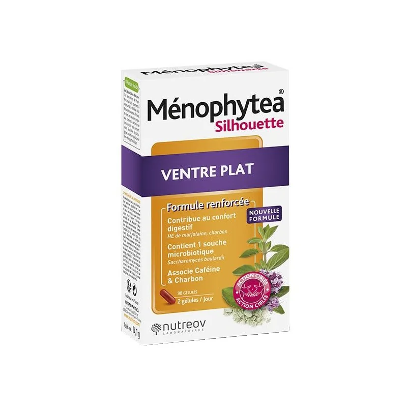 Ménophytea Silhouette ventre plat 30 comprimés