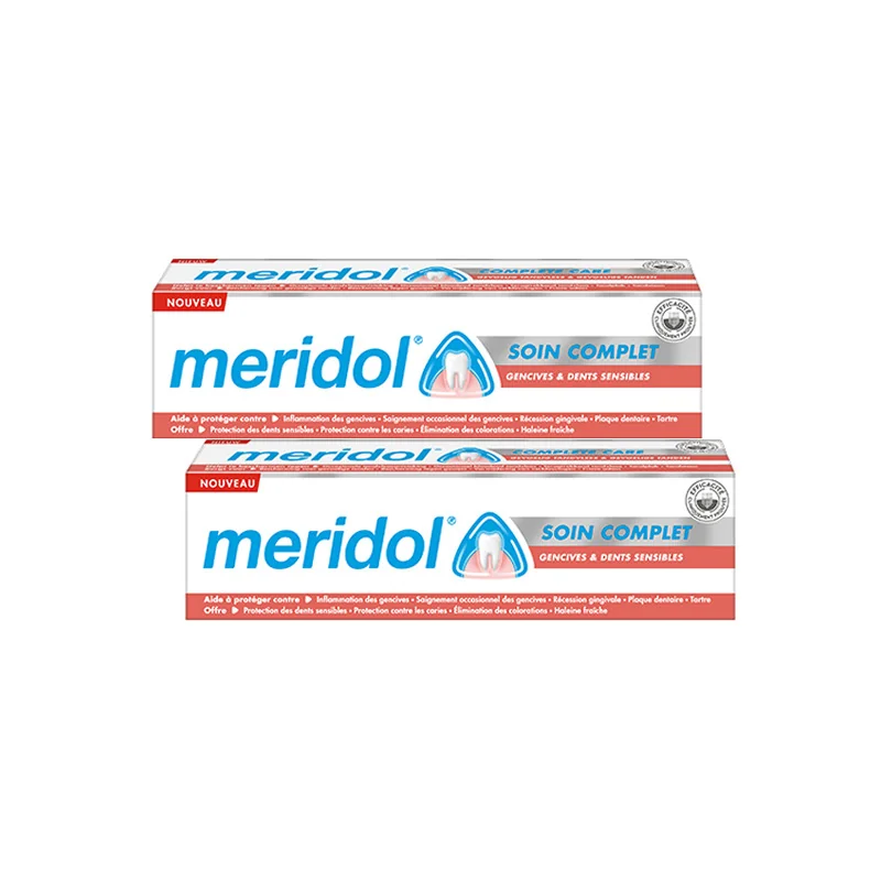 Meridol Soin Complet dentifrice lot de 2 x 75ml
