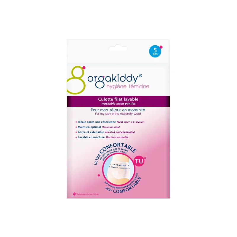 Orgakiddy culotte filet lavable 5 pièces