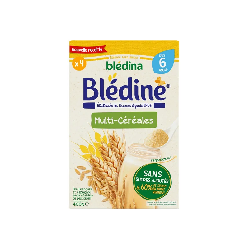 Blédina Blédine Multi-céréales dès 6 mois lot de 4 x 400gr