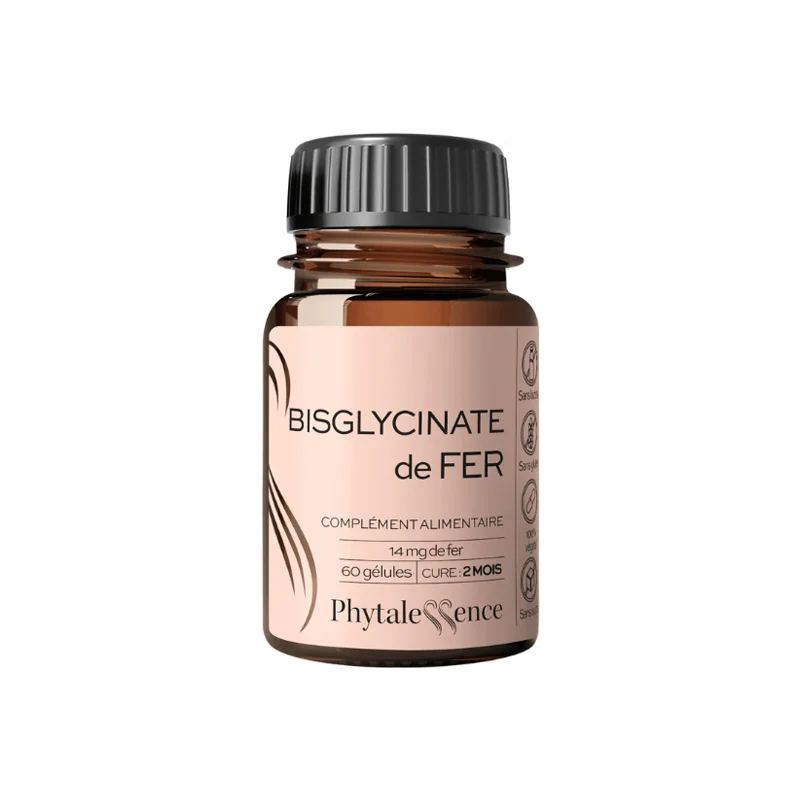 Phytalessence Bisglycinate de Fer 60 gélules