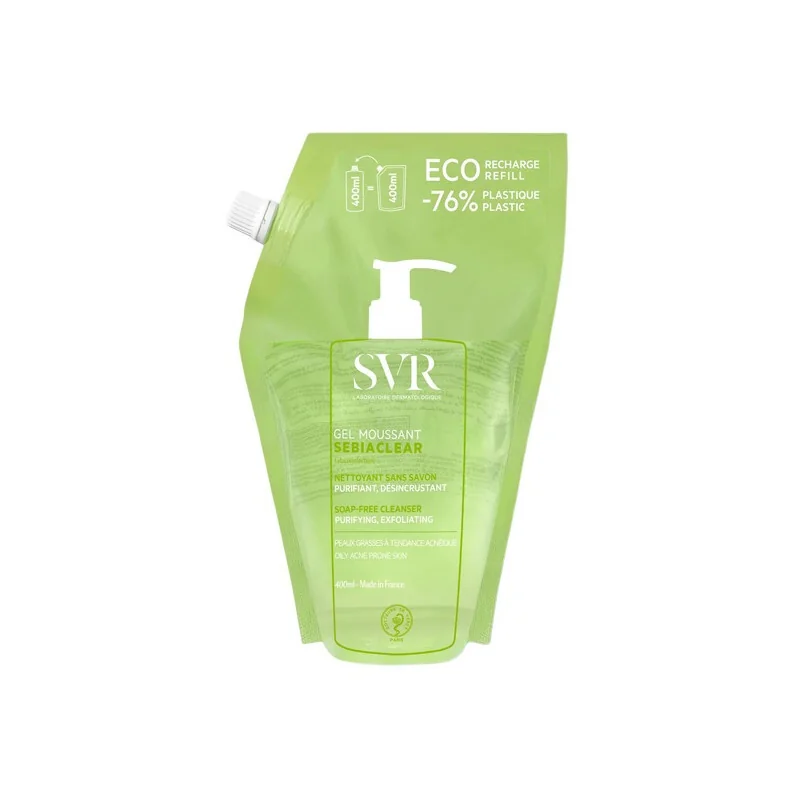 SVR Sebiaclear gel moussant éco-recharge 400ml
