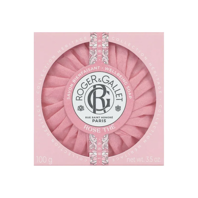 Roger & Gallet Rose Thé savon bienfaisant 100gr