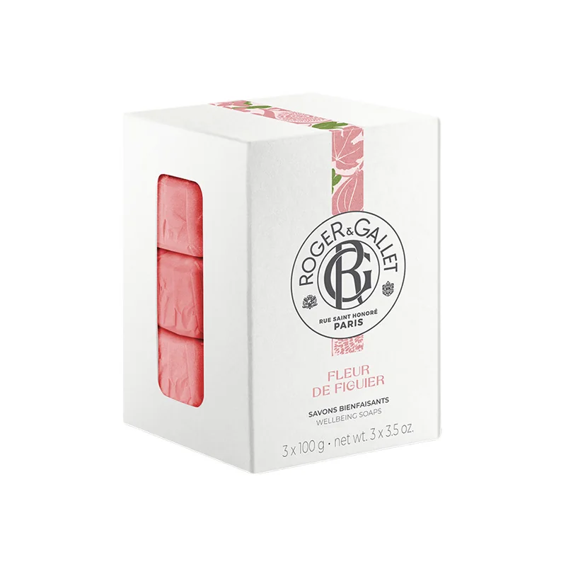 Roger & Gallet Fleur de Figuier coffret savons bienfaisants 300gr
