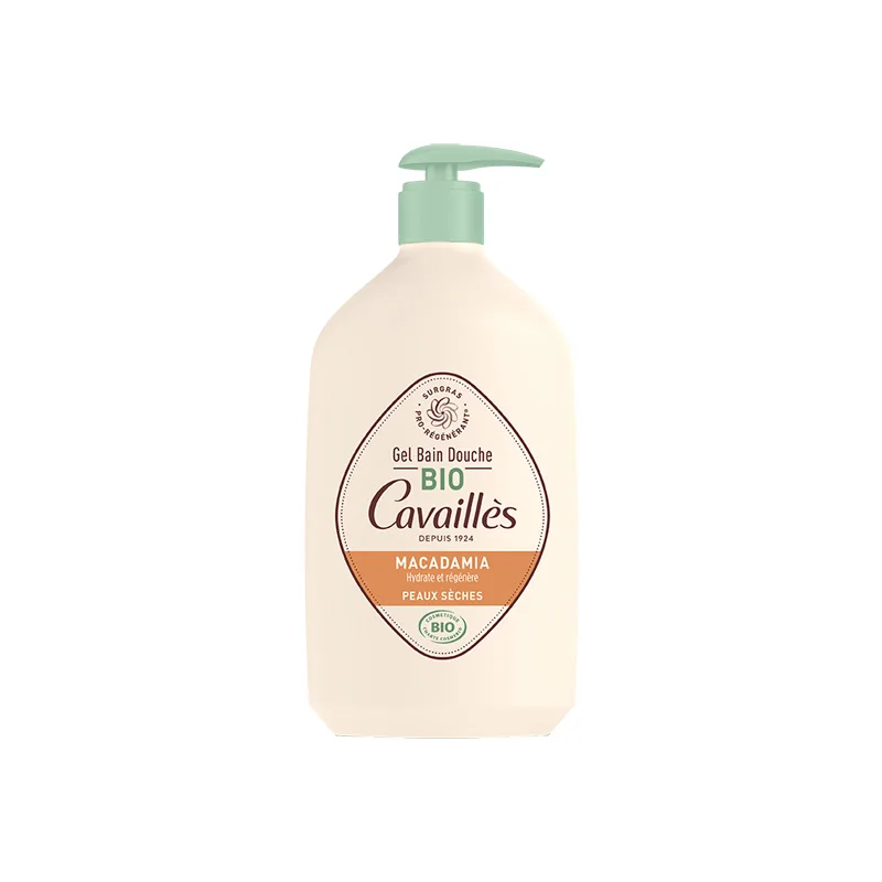 Rogé Cavaillès gel bain douche Macadamia bio 1L