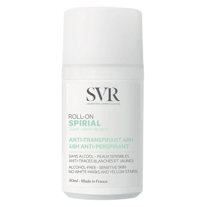 SVR Spirial Roll-on Déodorant anti-transpirant 48h 50ml