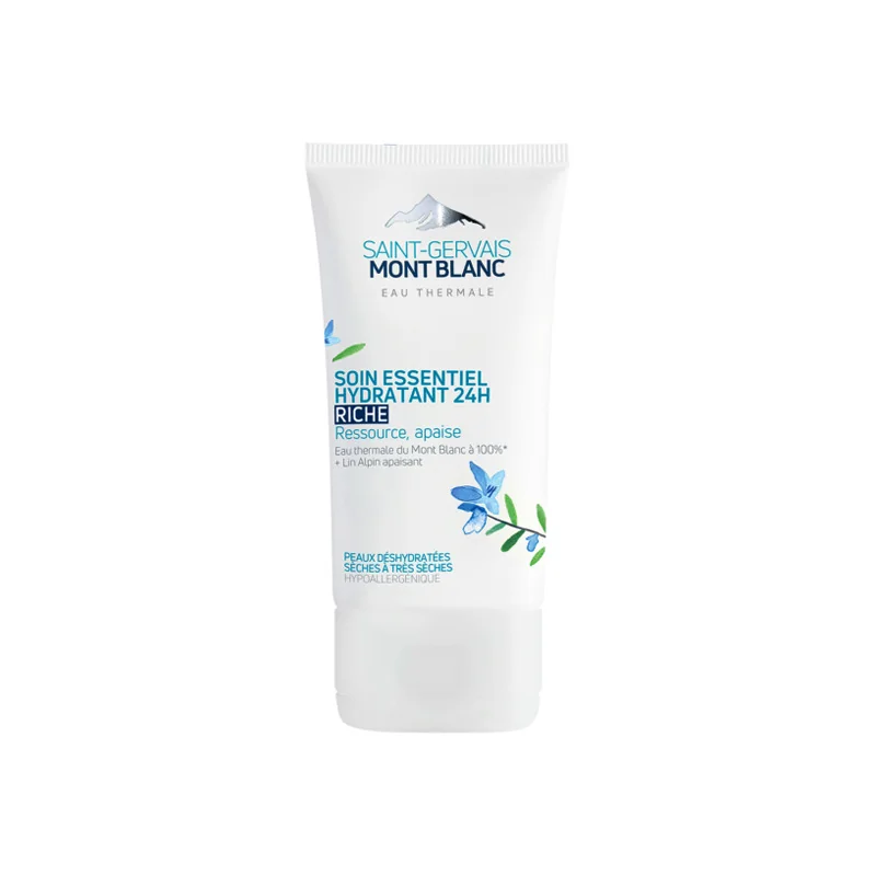 Saint-Gervais Mont Blanc soin essentiel hydratant 24h riche 40ml