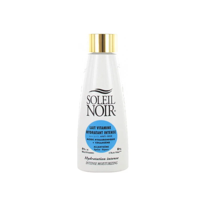 Soleil Noir lait vitaminé hydratant intense 150ml