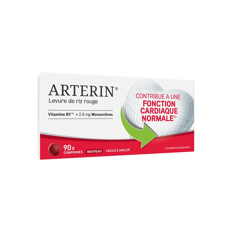 Arterin Levure de riz rouge 90 comprimés