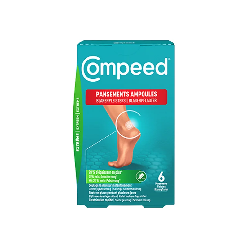 Compeed pansements ampoules Extrême 10 pansements