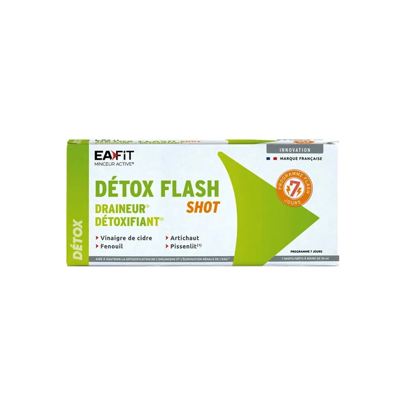 Eafit Minceur Active Détox Flash 7 shots de 30ml
