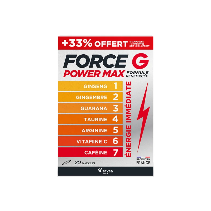 Vitavea Force G Power Max 20 ampoules 10ml
