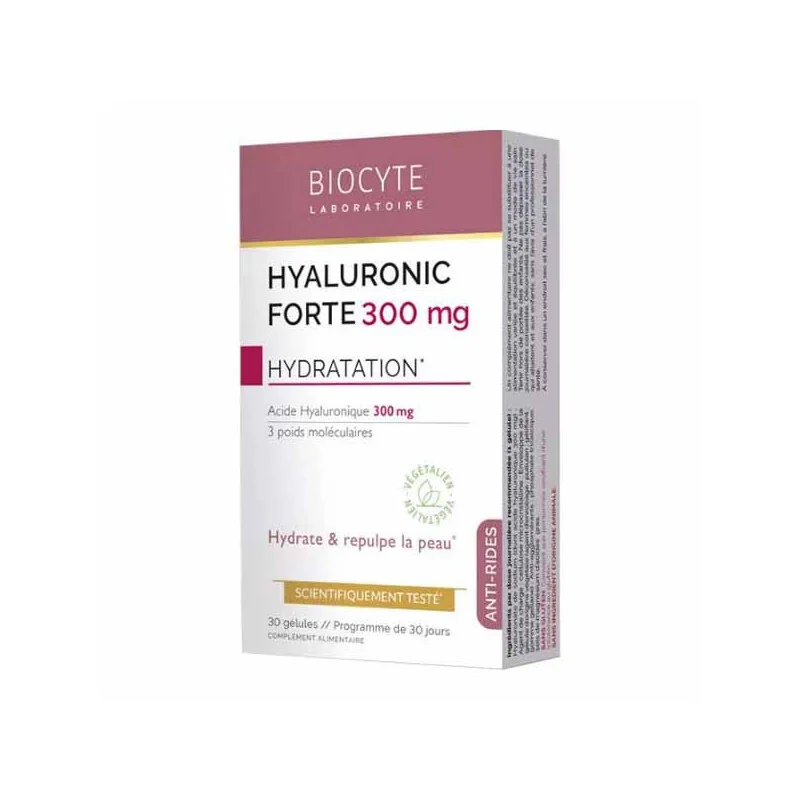 Biocyte Hyaluronic Forte 300 mg 30 gélules