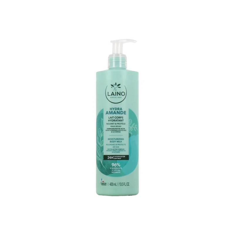 Laino Lait corps hydratant Amande douce 400ml