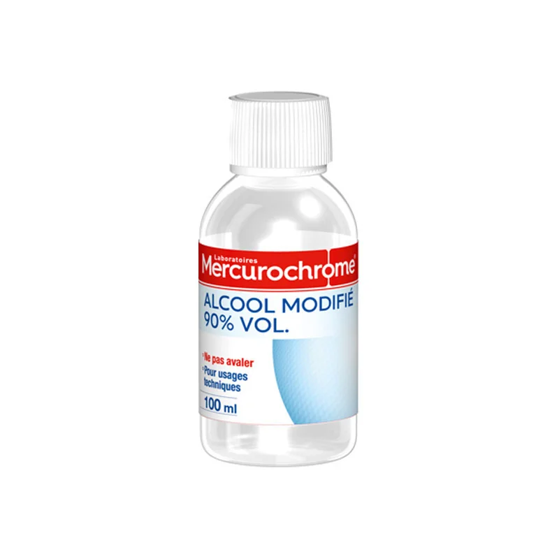 Mercurochrome Alcool Modifié 90% Vol 100ml