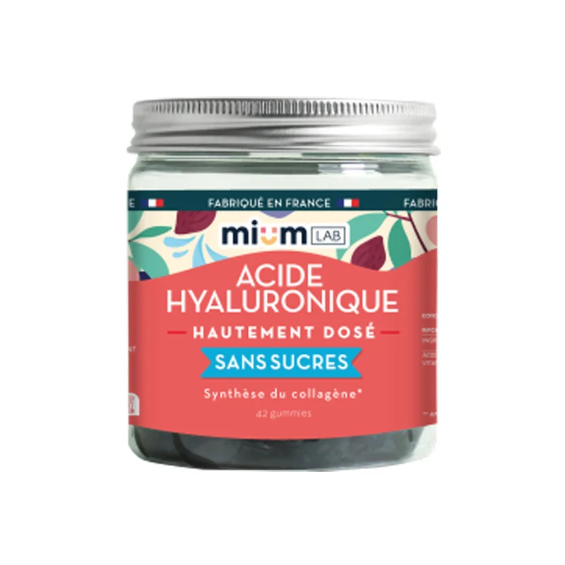 Mium Lab Acide Hyaluronique sans sucres 42 gummies