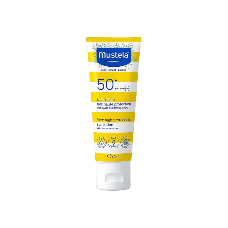 Mustela lait solaire très haute protection SPF50+ 40ml