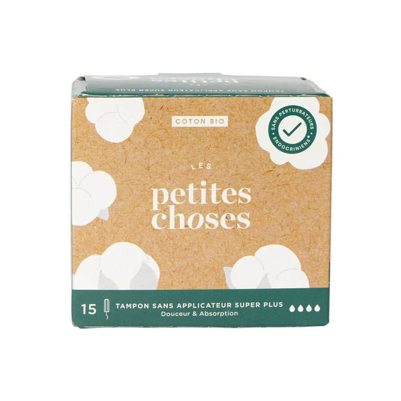 Les Petites Choses Tampon Bio Flux super plus boîte de 15