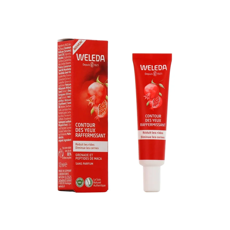 Weleda contour des yeux raffermissant Grenade et Peptides de Maca 12ml