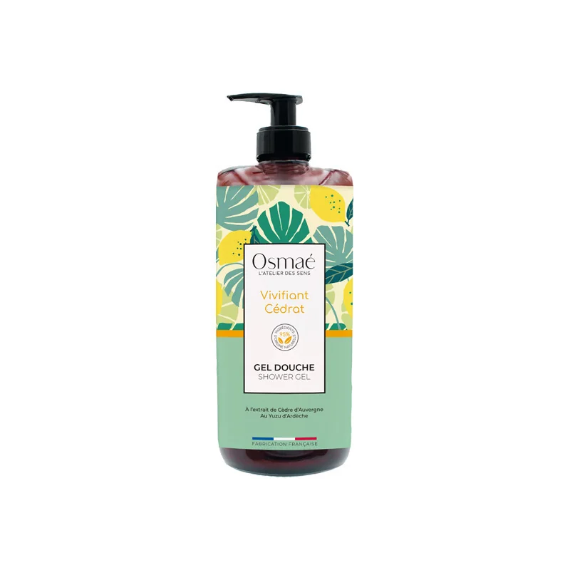 Osmaé Vivifiant Cédrat gel douche 1L