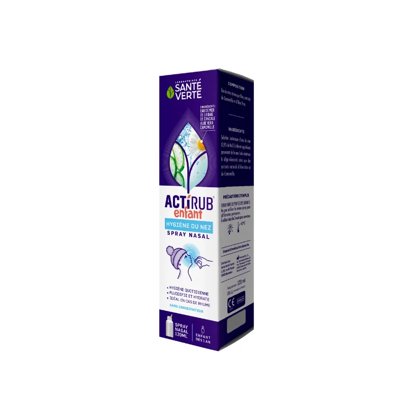 Santé Verte Actirub enfant spray nasal 120ml