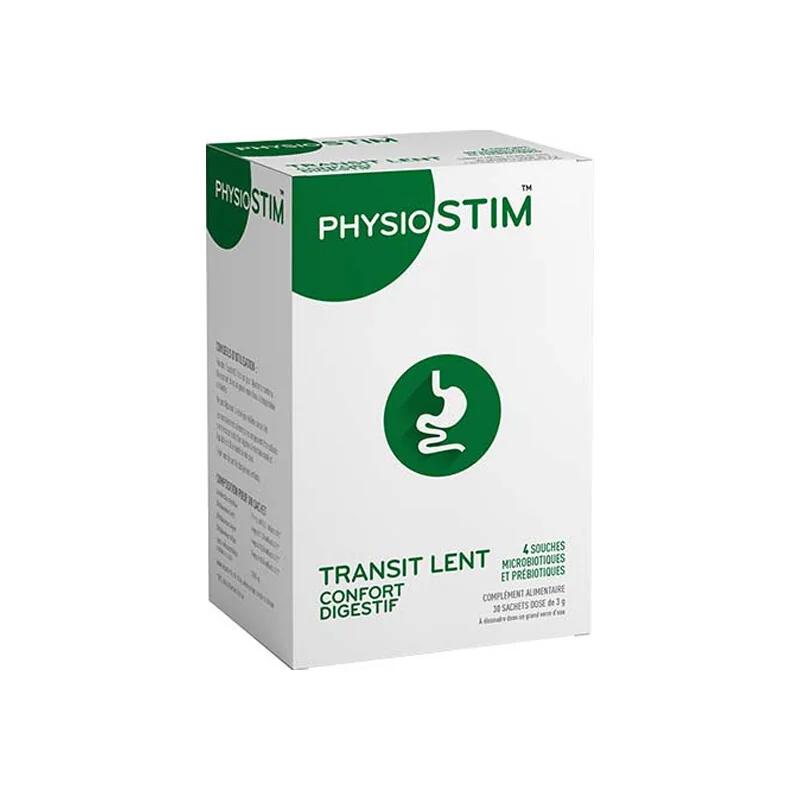 Physionorm Physiostim transit lent confort digestif 30 sachets