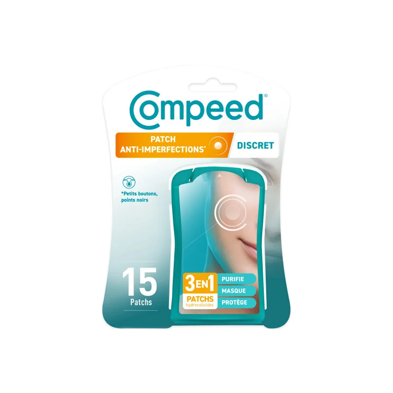 Compeed 15 patchs anti-imperfections Discret 3 en 1