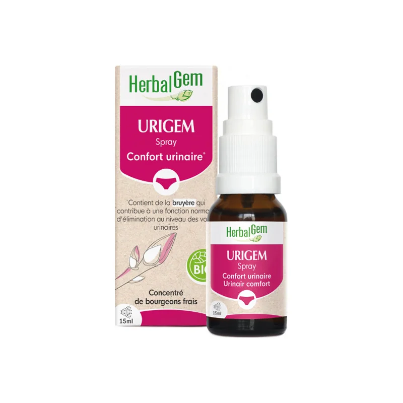 Herbalgem Urigem spray confort urinaire 15ml