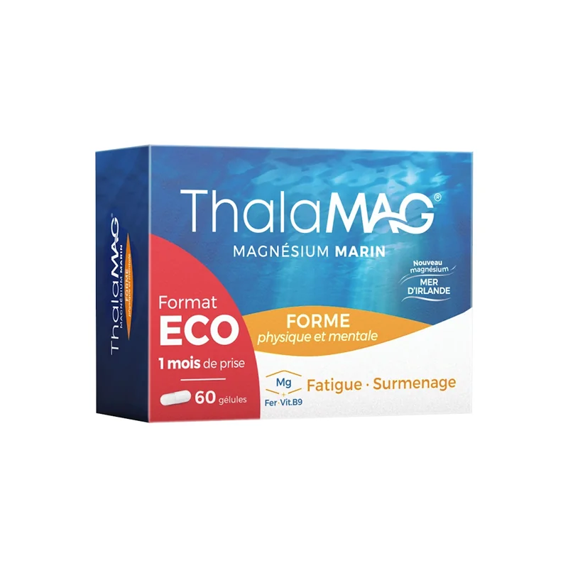 Thalamag magnésium marin Forme physique et mentale 60 gélules