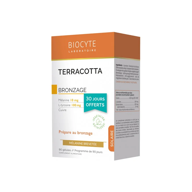 Biocyte Pack Terracotta Bronzage 90 gélules
