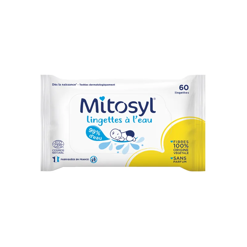 Mitosyl Lingettes à l'eau 60 sachets