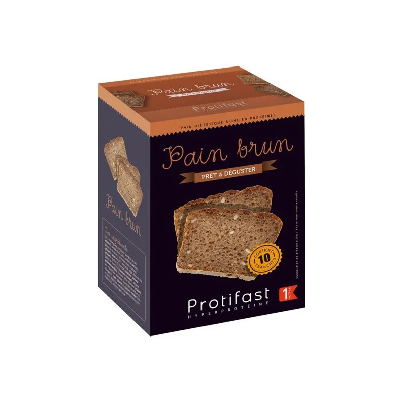 Protifast Pain brun 10 tranches 500gr