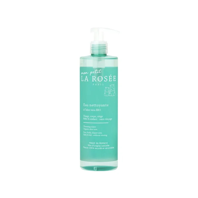 La Rosée Mon Petit eau nettoyante bébé à l'Aloé Vera bio 400ml