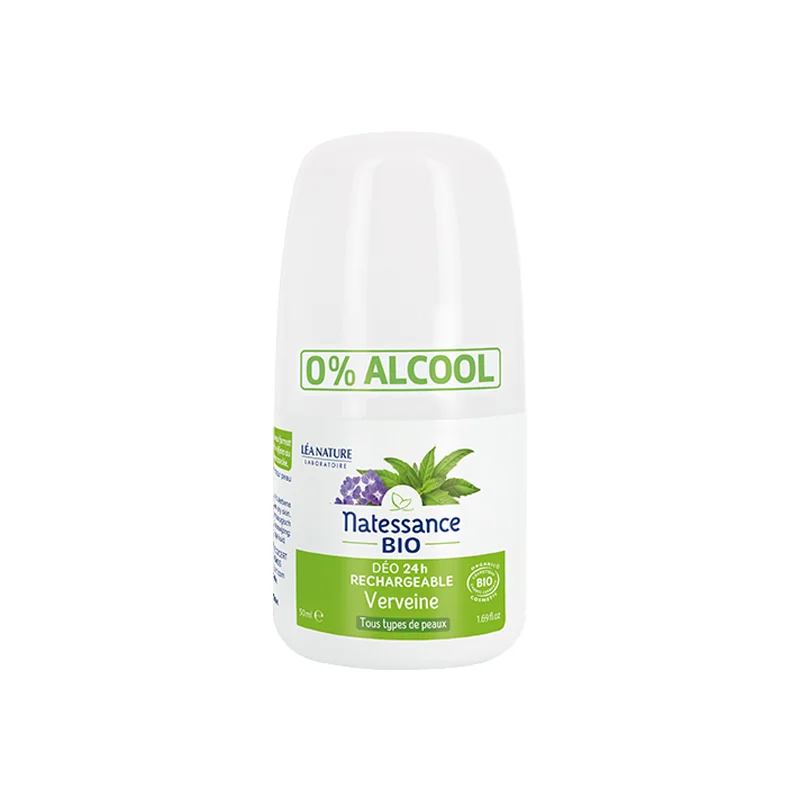 Natessance déo 24h rechargeable Verveine bio 50ml