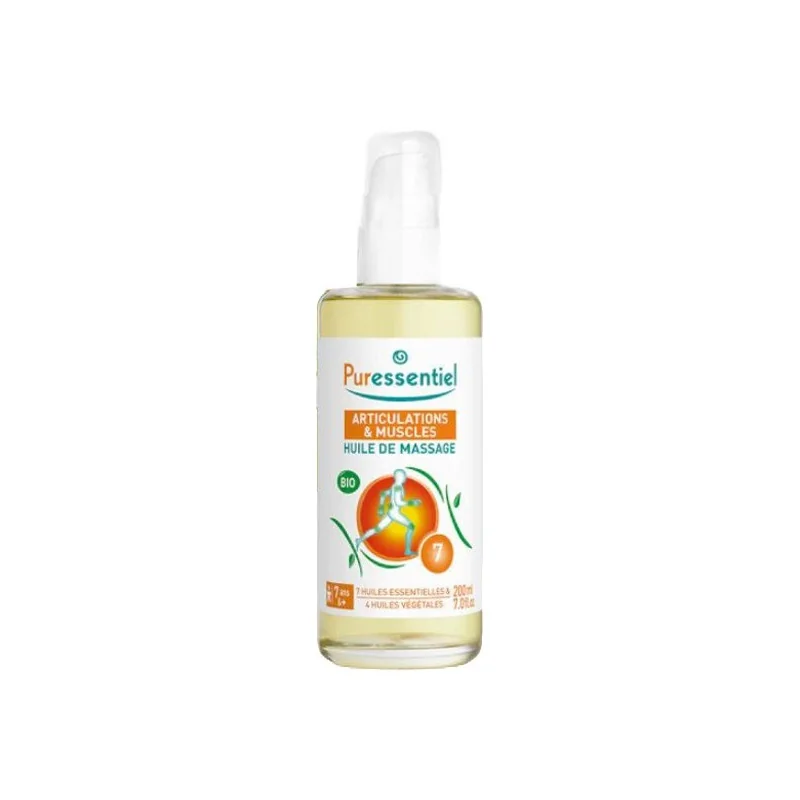 Puressentiel Articulations & Muscles huile de massage bio 200ml